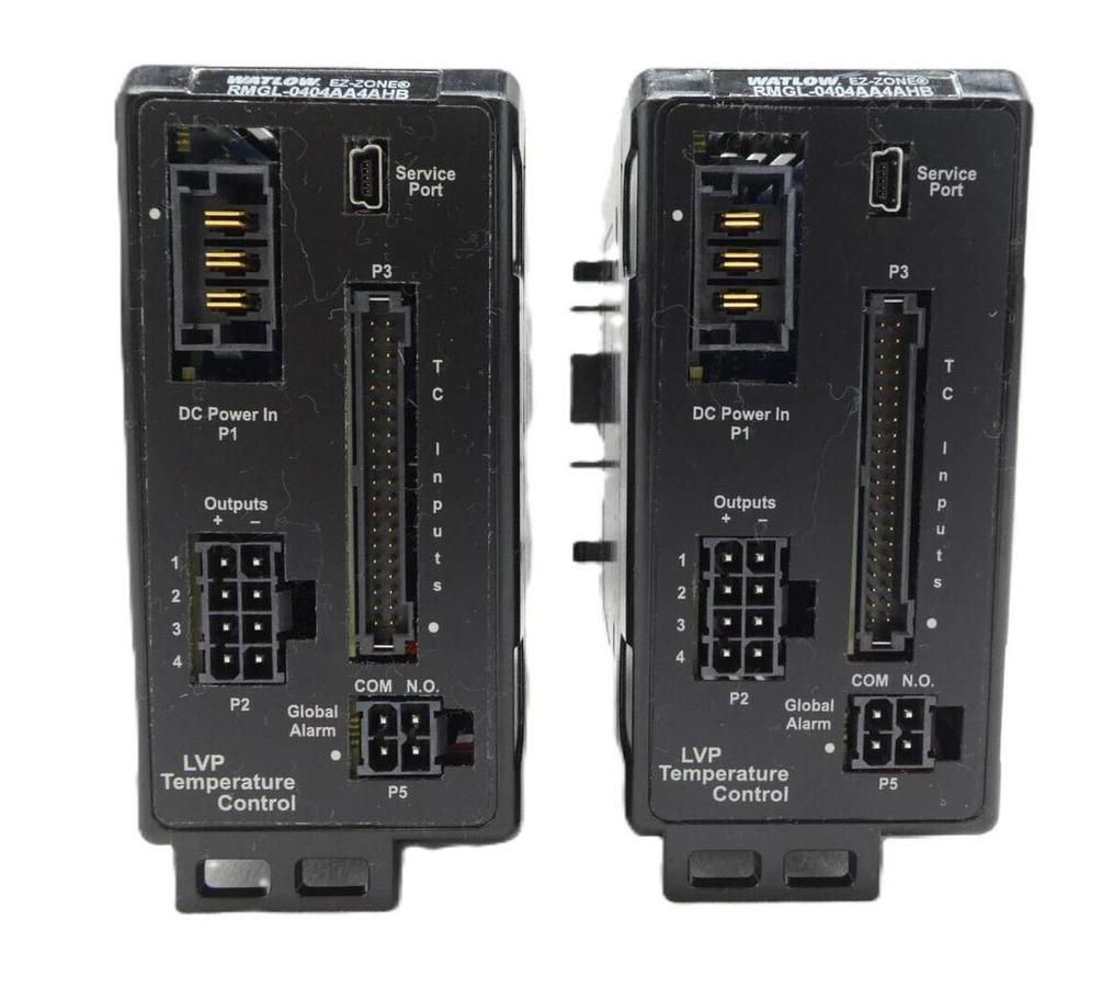 Used Watlow RMGL-0404AA4AHB LVP Temperature Controller 0195-15821 Lot of 2 Working