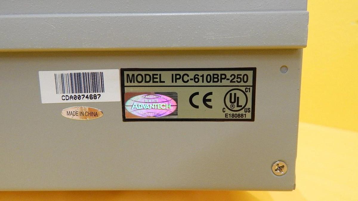 Used Advantech IPC-610BP-250 Handler PC 610 LKT Automation TMT 1214 Working Surplus