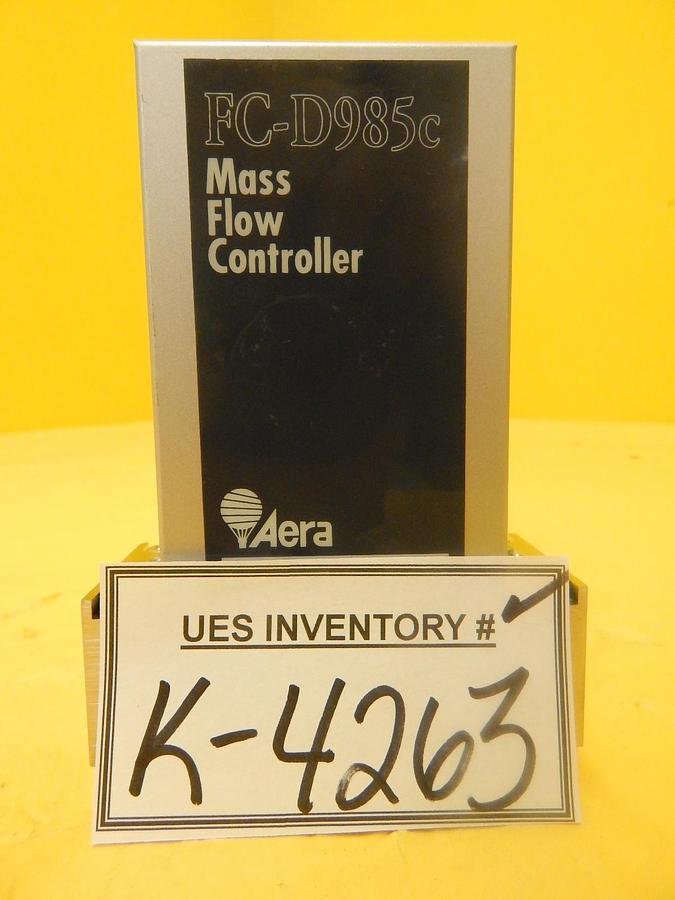 Used Aera FC-D985CT-BH Mass Flow Controller FC-D985c 200 CCM SF6 Used Working