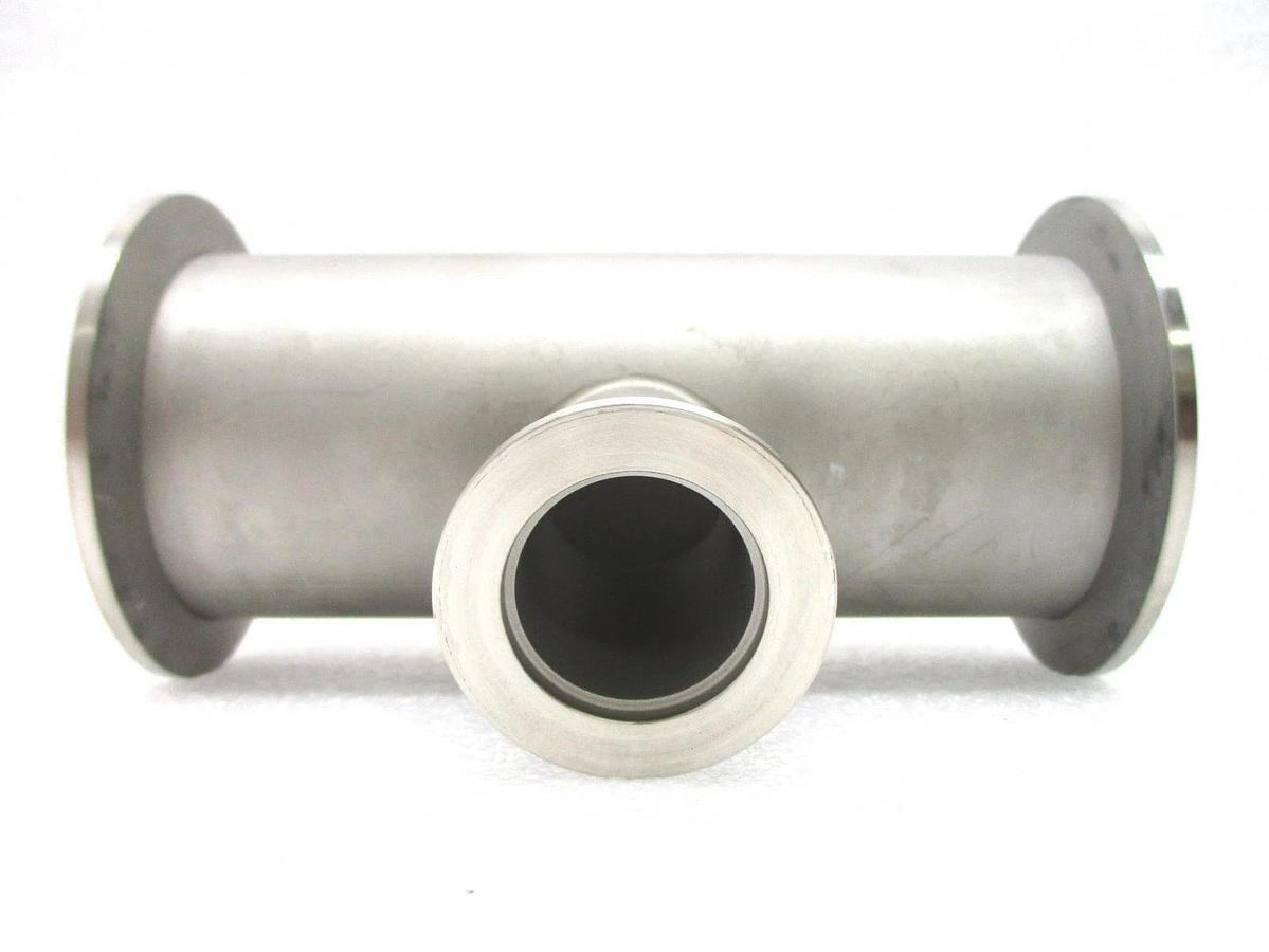 Used Edwards C10517431 Straight Nipple Vacuum Tee Flange NW50 NW25 Working Spare