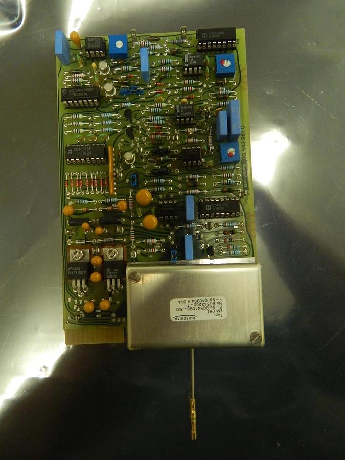 Used Balzers BG 541 086-S/D Partial Pressure Gauge PCB Card EM 064 Used Working