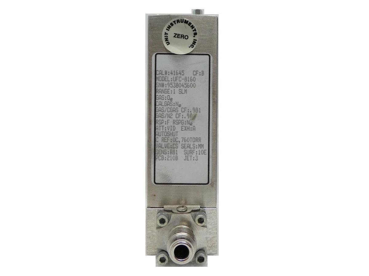 Used UNIT Instruments UFC-8160 Mass Flow Controller MFC 1 SLM O2 Working Spare