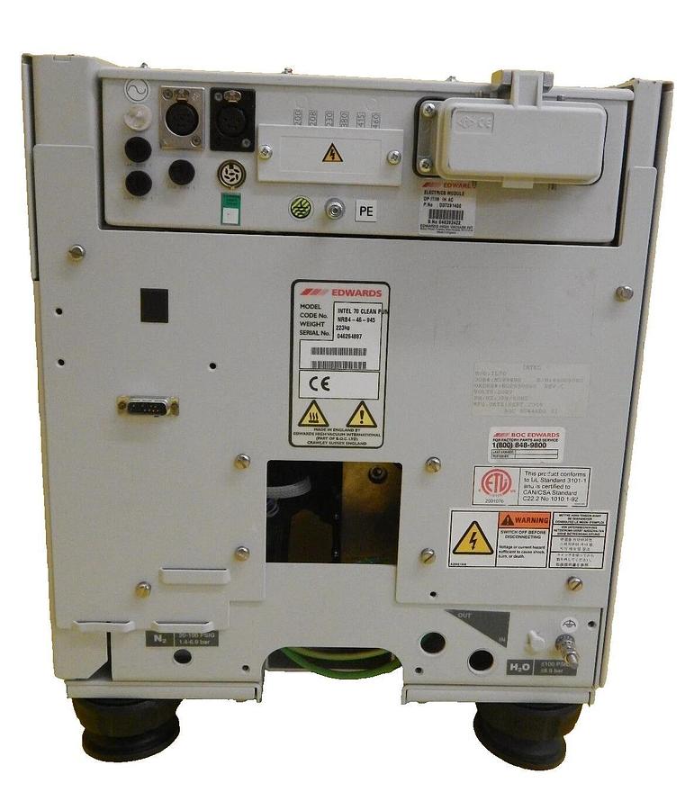 Used iL70N Edwards NRB4-46-945 Dry Vacuum Pump 50310 Hours Copper Cu Tested Working