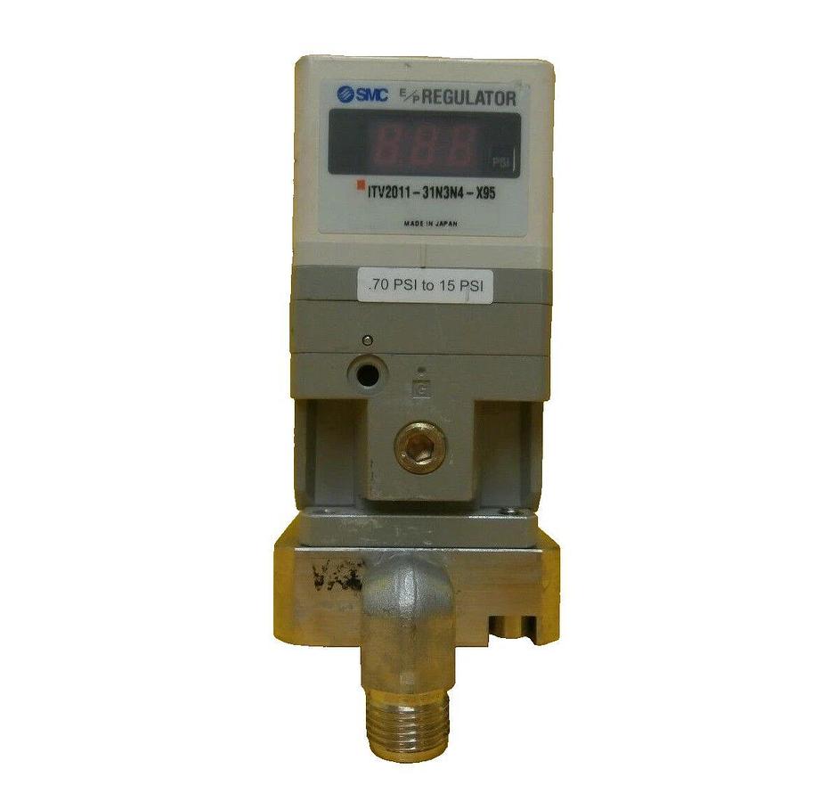 Used AMAT Applied Materials 0021-78095 Manifold w/SMC ITV2001-31N3N4-X95 Cu Working
