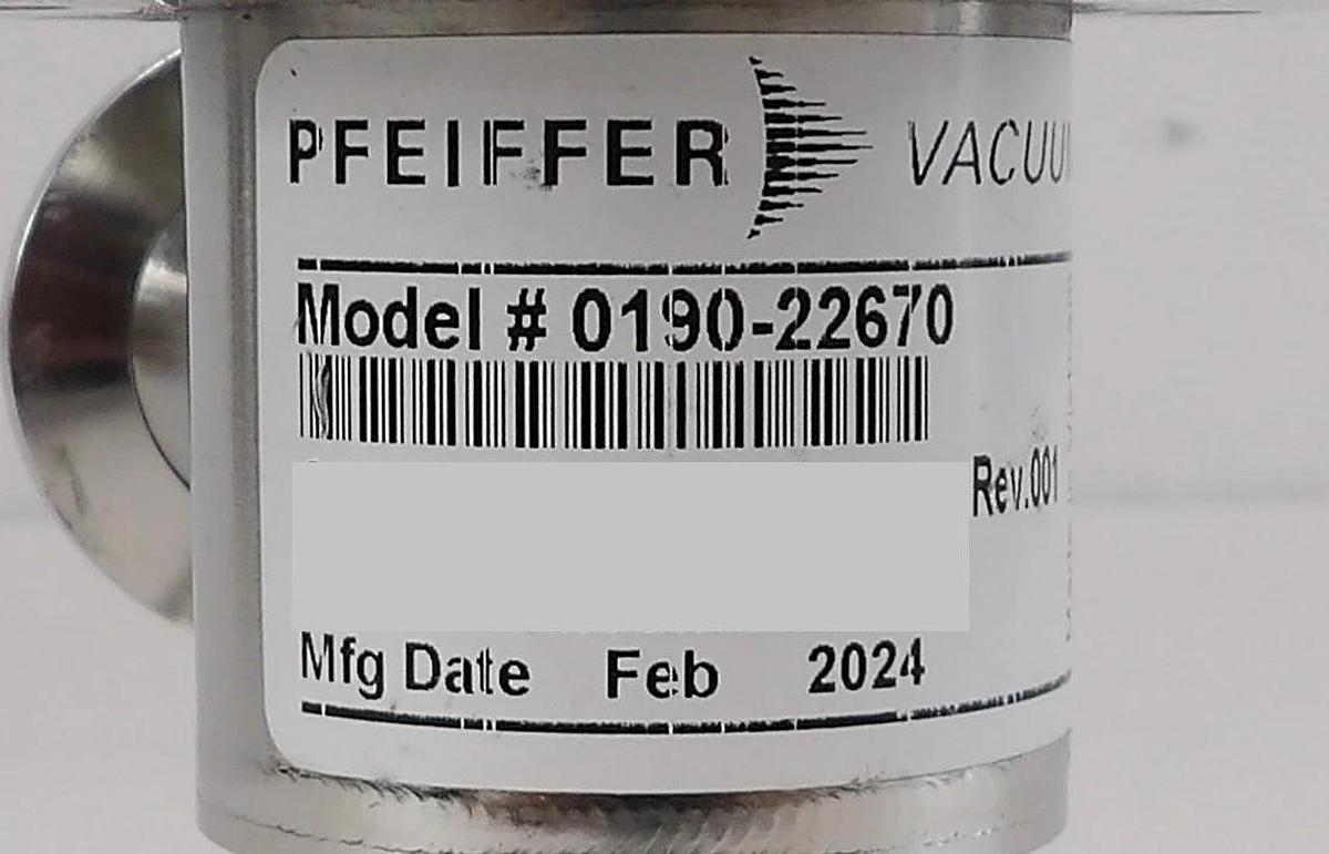 Used Nor-Cal Pfeiffer 0190-22670 Pneumatic Angle Valve AMAT Reseller Lot of 2 Working