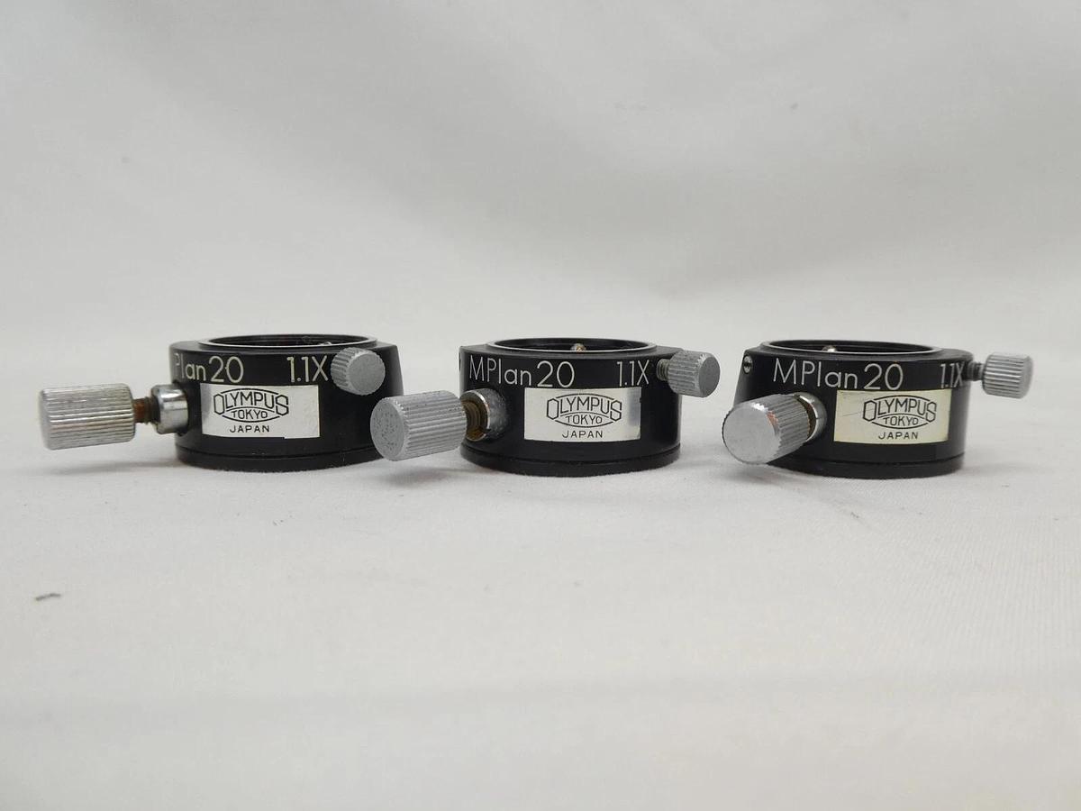 Used Olympus MPlan DIC Prism MPlan100 MPlan40 MPlan20 MPlan10 MPlan5 Lot of 13 Spare