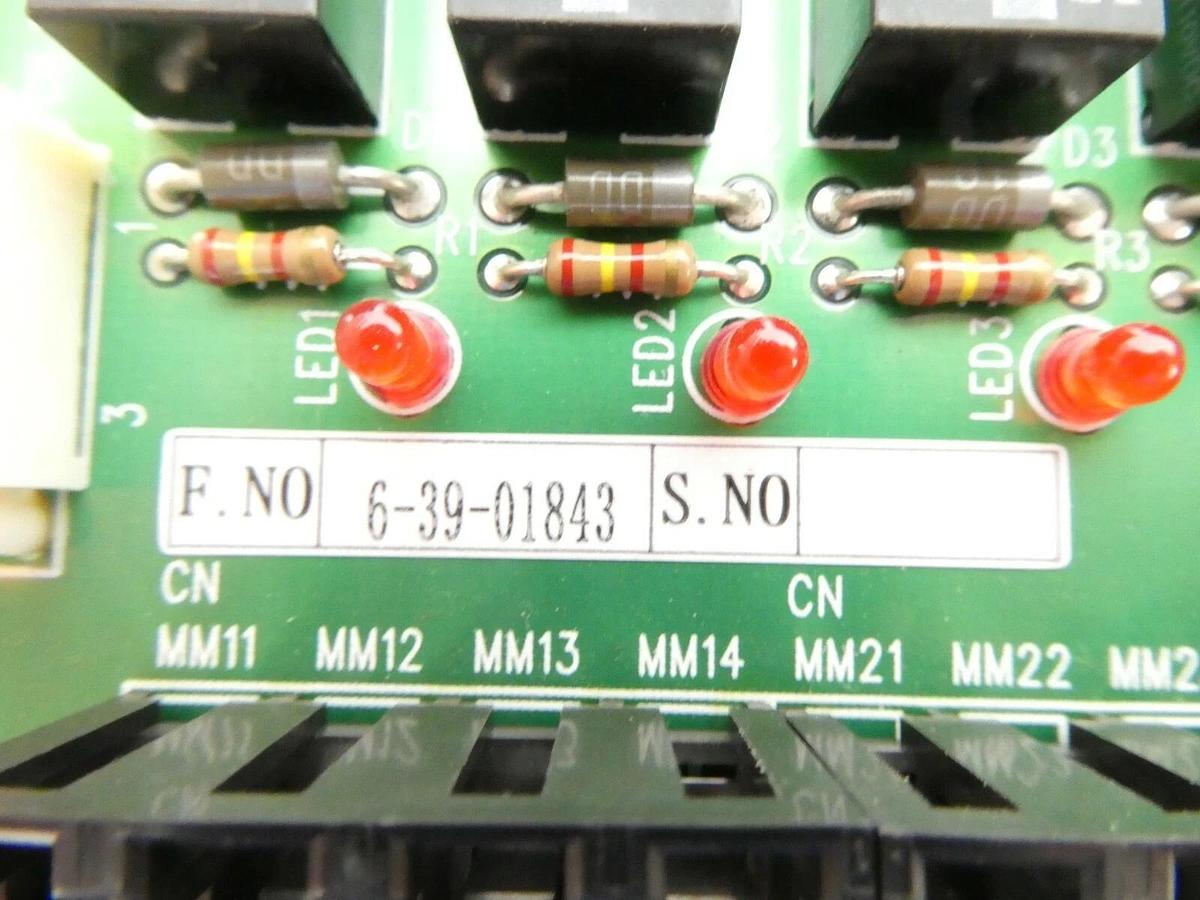 Used TEL Tokyo Electron 6-39-01843 Timer Board PCB KE-SUP2-EXHALM Working Surplus