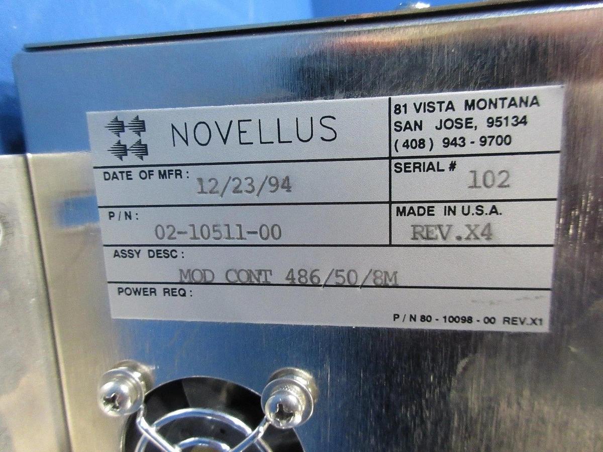 Used Novellus Systems 02-10511-00 Module Controller 486/50/8M Concept 2 Altus Surplus