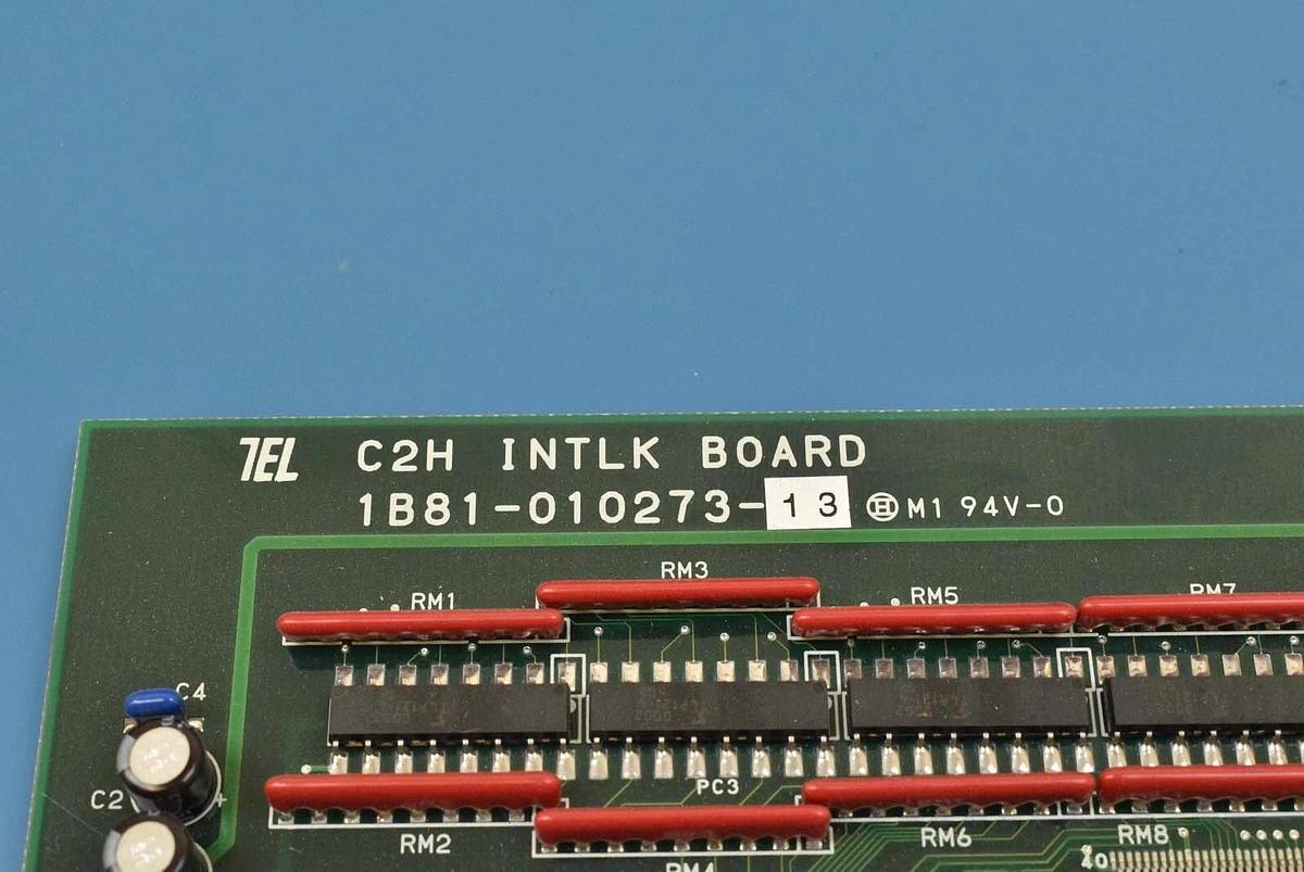 Used Tokyo Electron 1B81-010273-13 PCB C2H INTLK Board