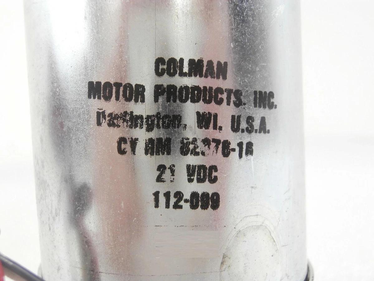 Used Colman 112-099 DC Motor SVG Silicon Valley Group Working Surplus