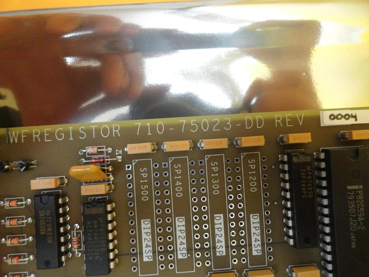Used Orbot 710-75023-DD WFREGISTOR REG 4000021 PCB Card AMAT WF 736 DUO Used Working