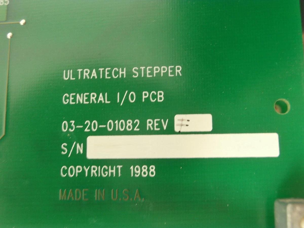 Used Ultratech Stepper 03-20-01082 General I/O PCB VME Card 4700 Titan Used Working