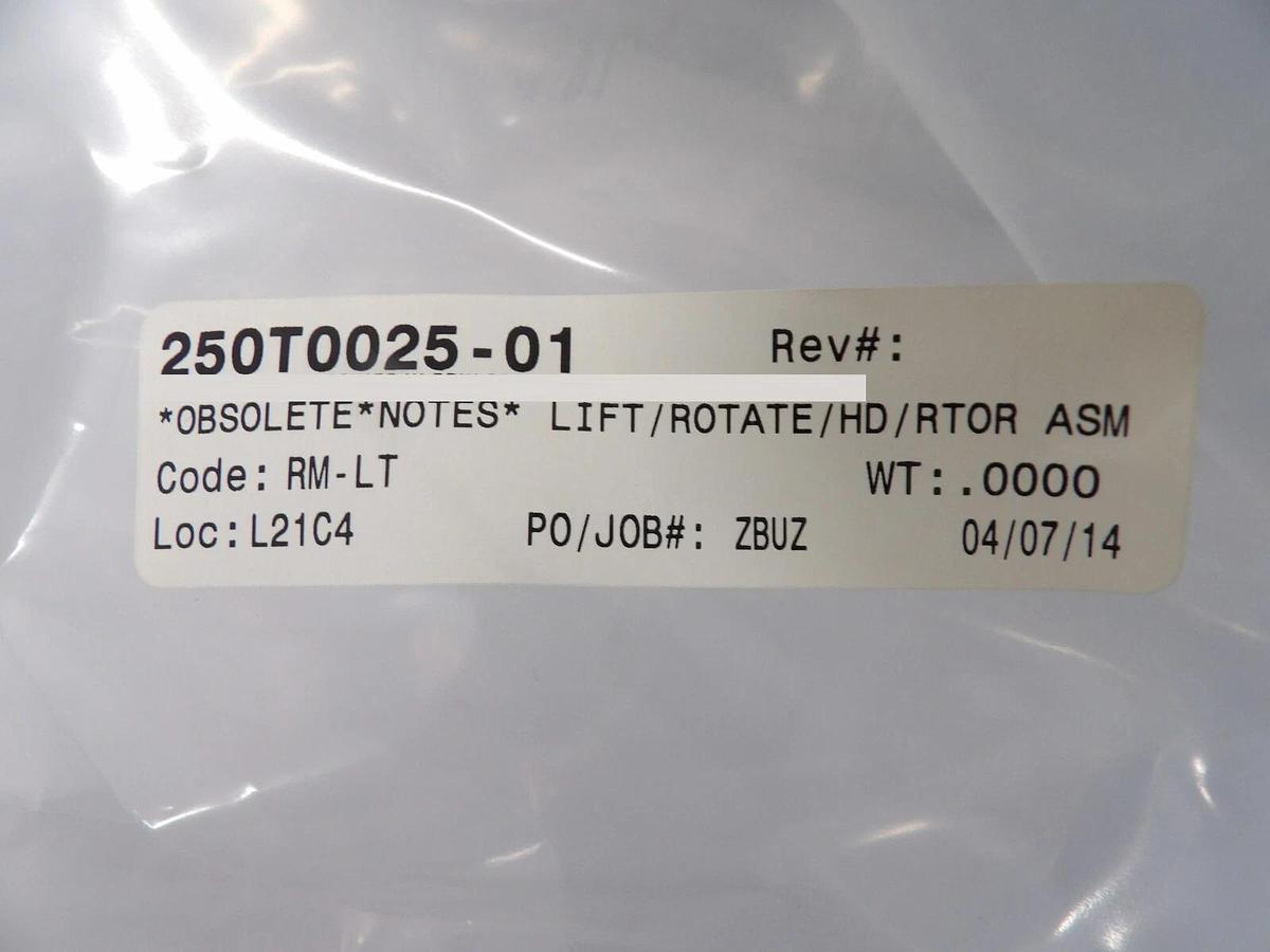 Semitool 250T0025-01 150mm ASM Equinox Lift Rotate HD Rotor New Surplus