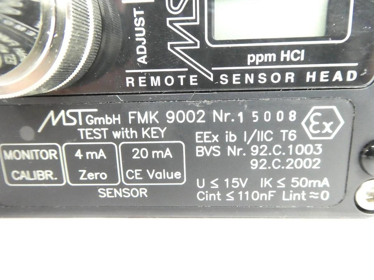 MST FMK 9002 HCl Remote Sensor Head ASM 02-330558C01 New Surplus
