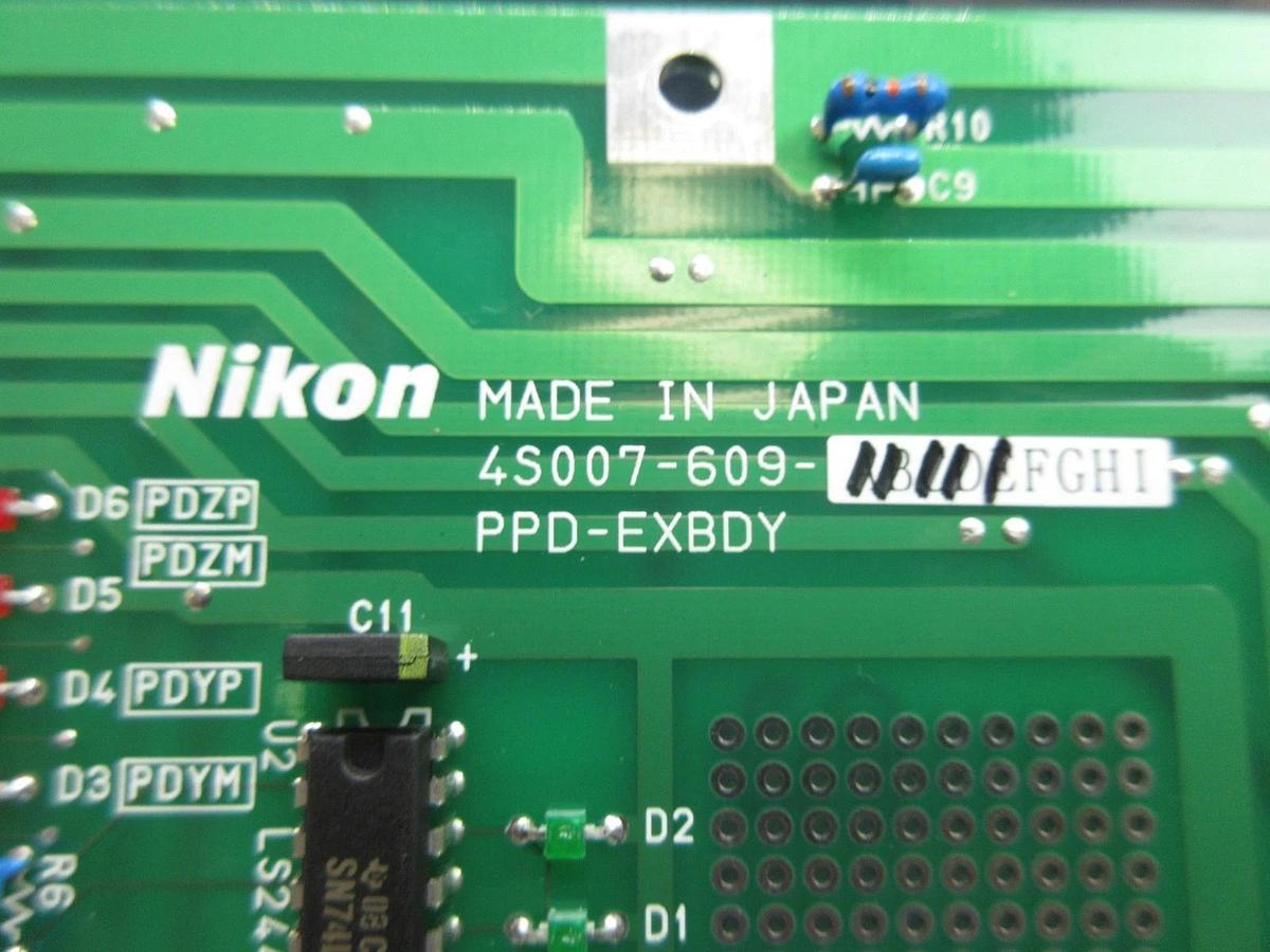 Used Nikon 4S007-609 Interface Connector Board PCB PPD-EXBDY NSR Series Working