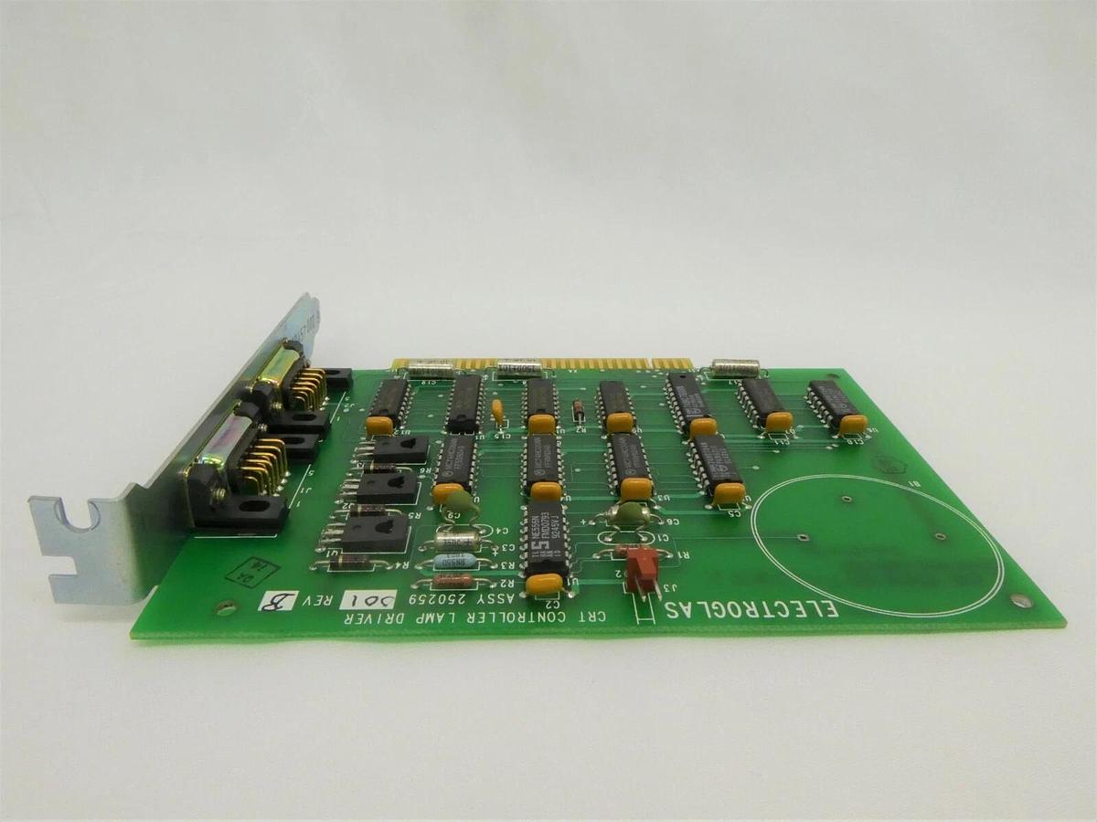 Used Electroglas 250259-001 CRT Controller Lamp Driver PCB Card 4085x Horizon Working