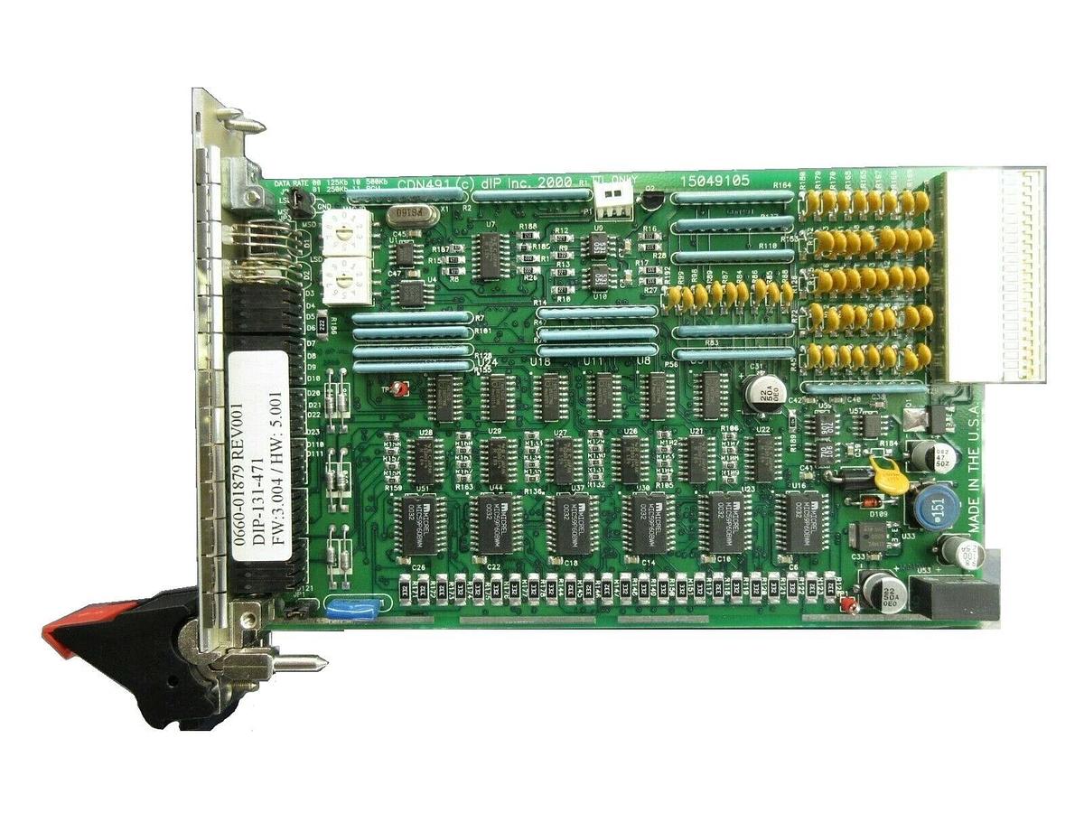Used DIP 15049105 DeviceNet I/O PCB Card CDN491 AMAT 0660-01879 Working Surplus