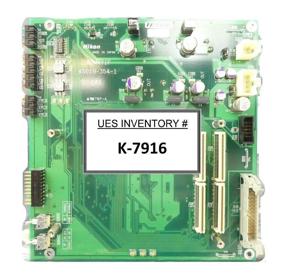 Used Nikon 4S019-354-1 WXY Axis Interface Driver Board X6WXYIF NSR Working Surplus
