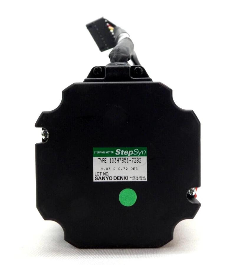Used Sanyo Denki Stepping Servo Motor 103H7851-72B2 PM565DXC20A01 Lot of 6 Working
