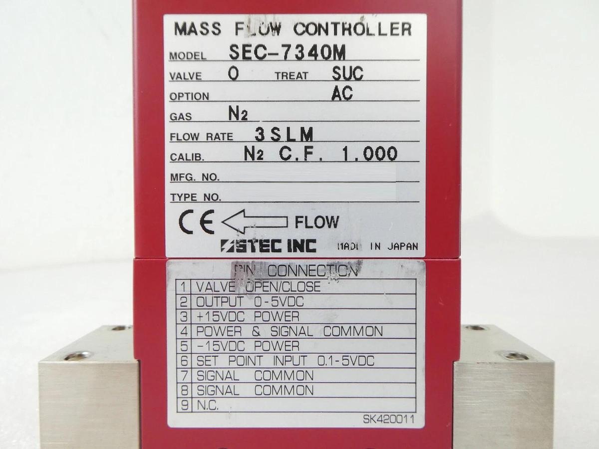Used Horiba STEC SEC-7340M Mass Flow Controller MFC Reseller Lot of 11 Working Spare