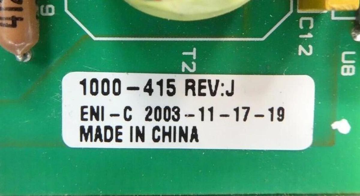 Used ENI Power Systems 1000-415 Power Distribution PCB DCG-200Z Series Working Spare
