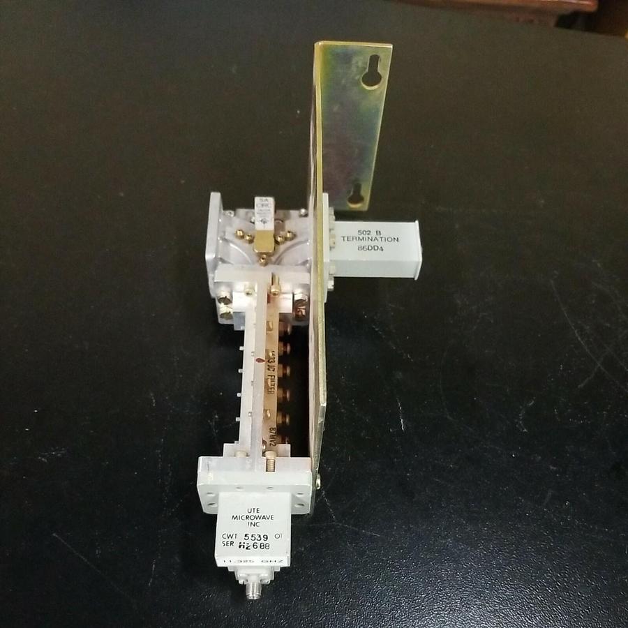 Used Muegge Microwave Waveguide UDR Straight Tube Coupler Assembly 11.75" Working