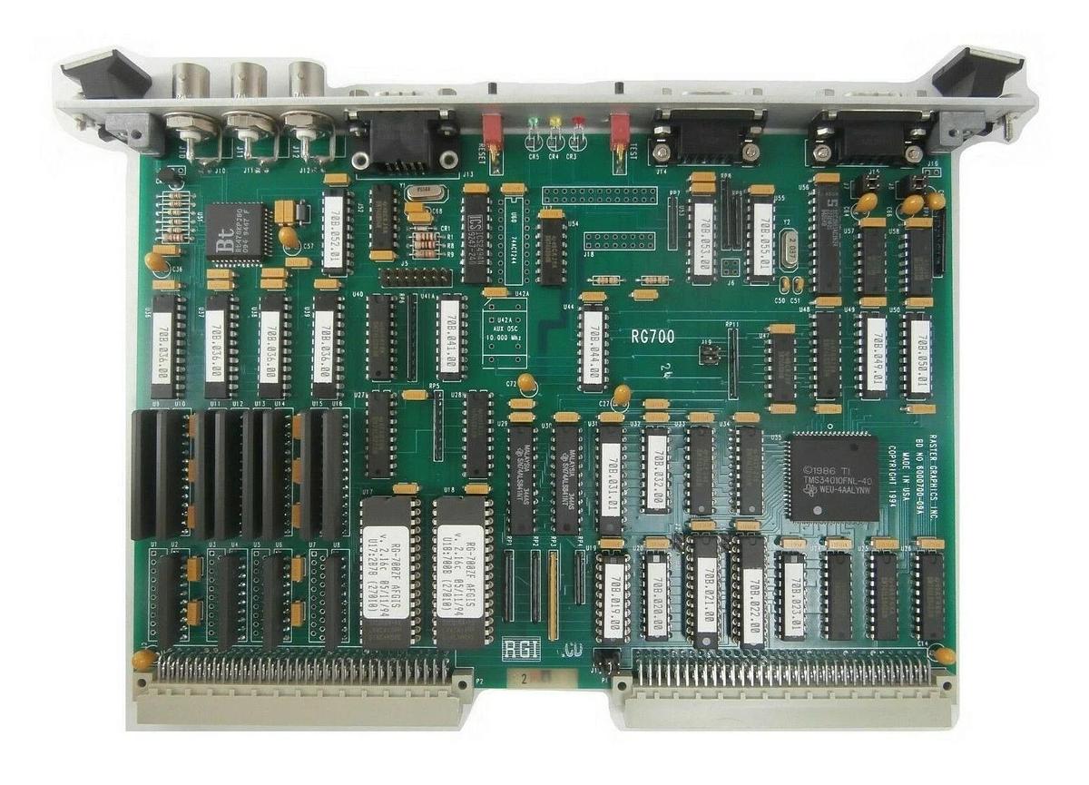 Used RGI Raster Graphics 51035 Processor PCB Card RG-700 RG-700ZF Bio-Rad Q5 Working