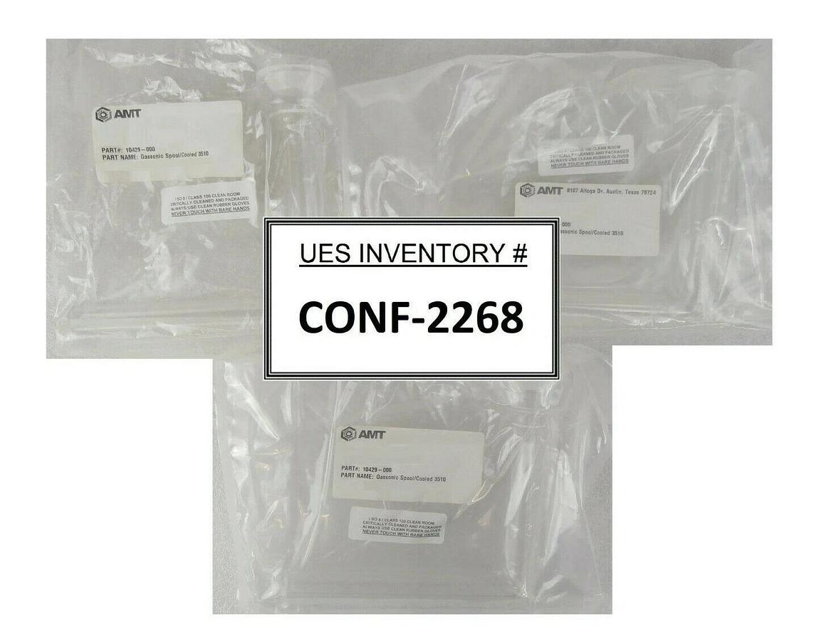 AMT 10429-000 GasSonics Spool Cooled 3510 Lot of 3 AMAT Applied Materials New