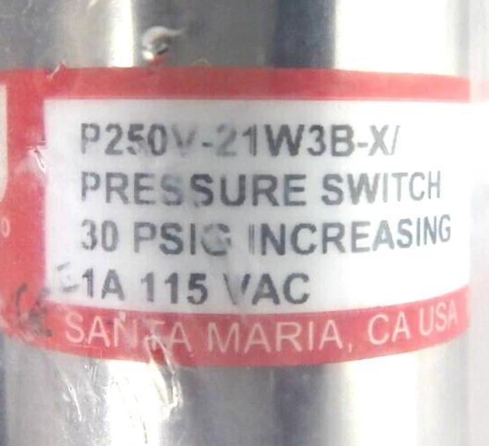 Used Wasco 50040179 Pressure Switch P250V-21W3B-X Reseller Lot of 2 New Surplus