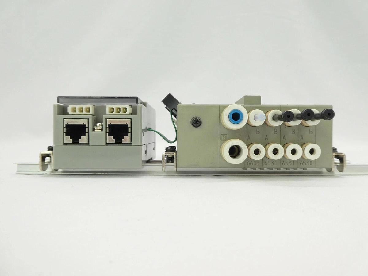 Used CKD N4S0 Series 4-Port Pneumatic Manifold N4S0-T56 with OPP3-1H Lot of 4 Working