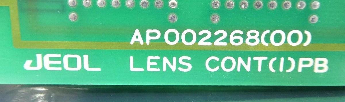 Used JEOL AP002268(00) Lens Control PCB Card LENS CONT(1)PB JSM-6300F SEM Working