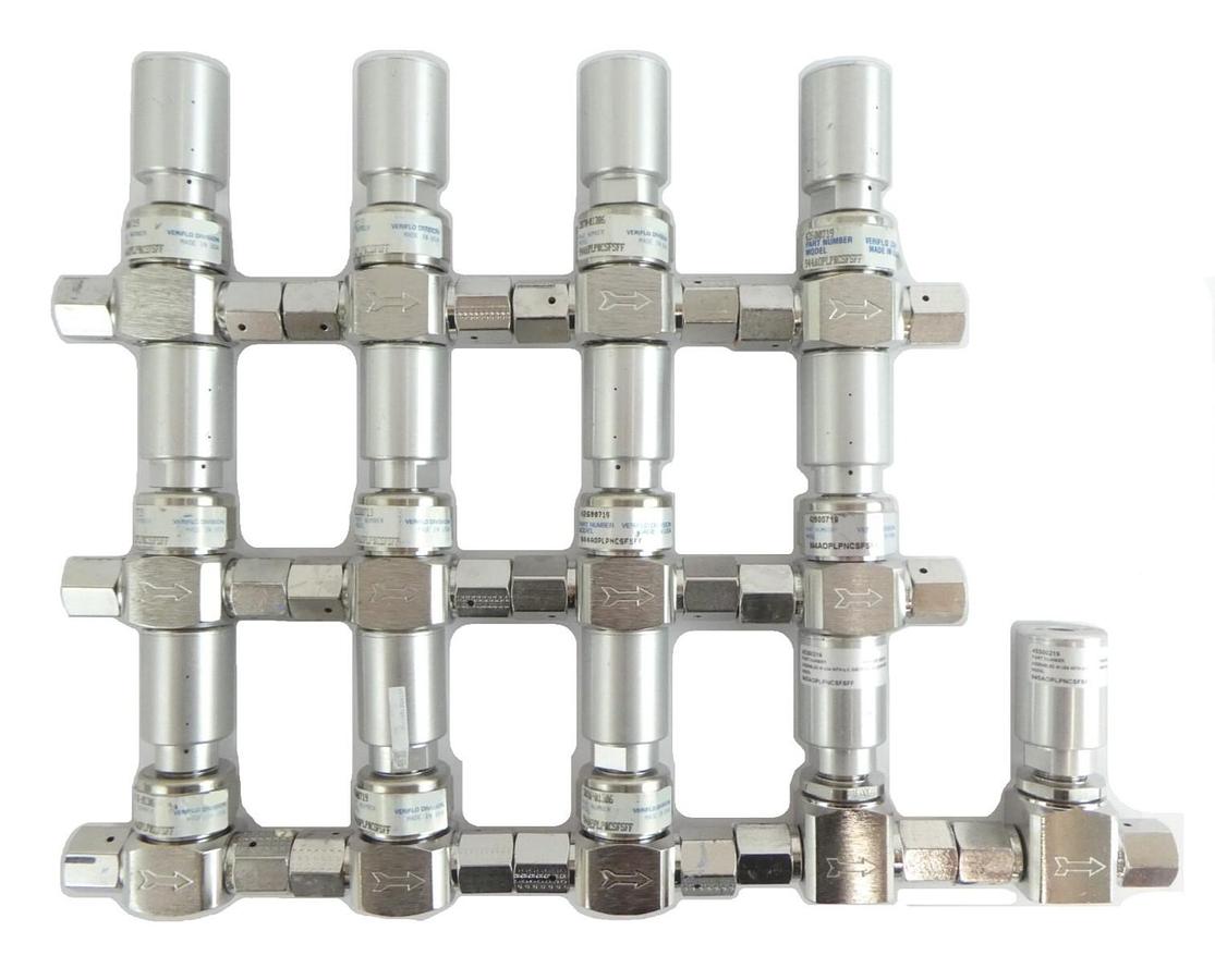 Used Veriflo 944AOPLPNCSFSFF 945AOPLPNCSFSFF Diaphragm Valve Lot of 13 Working