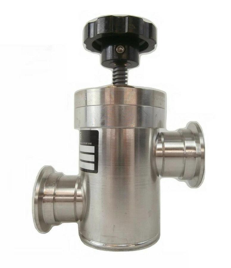Used MDC Vacuum Products KIV-150 Manual Pneumatic In-Line Valve 320054 Working Spare