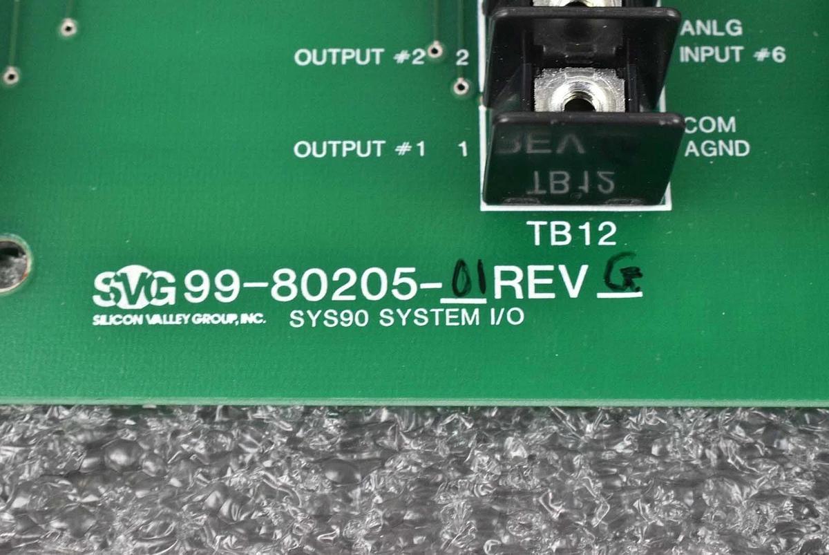 Used SVG 99-80205-01 PCB SYS90 System I/O Board