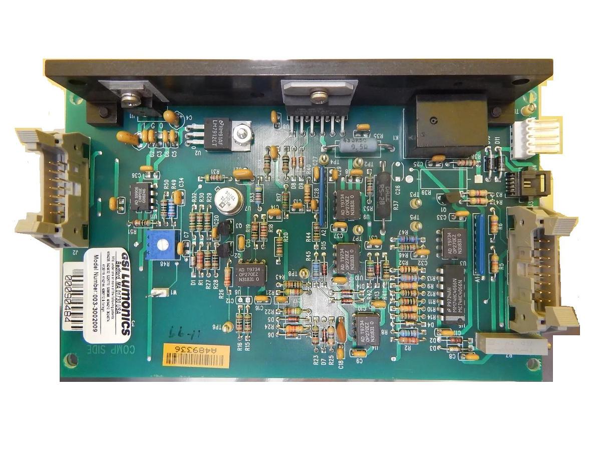 Used GSI Lumonics 003-3002009 Optics PCB KLA-Tencor CRS-3000 General Scanning Working