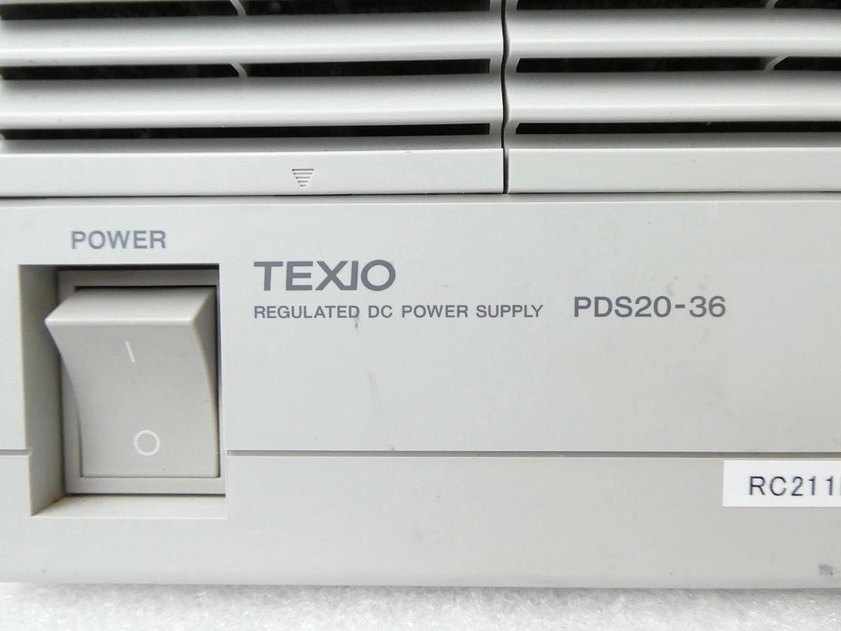 Used Texio PDS20-36Y2 Regulated DC Power Supply Kenwood IF-30RS Tested Working Spare