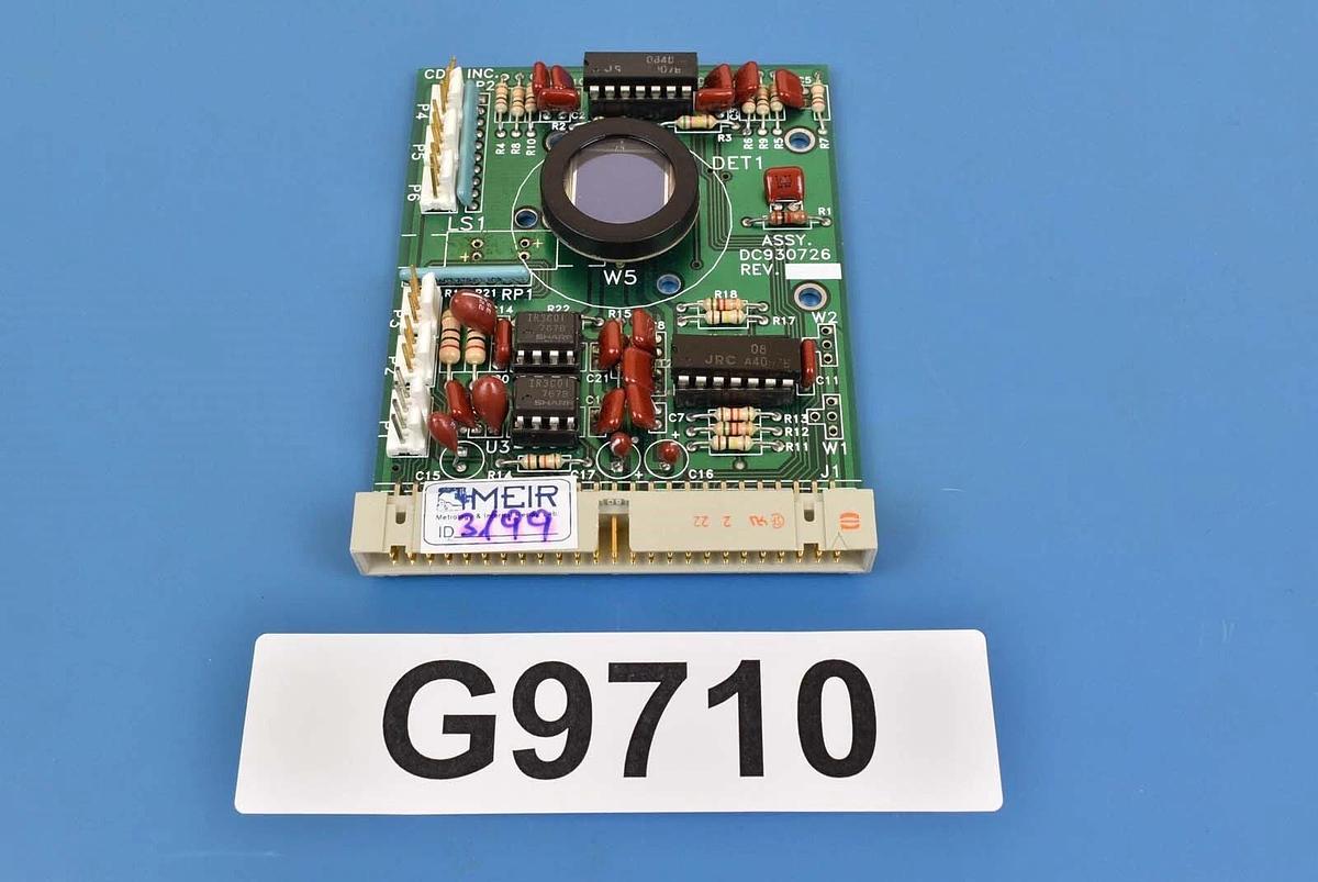 Used CDE DC930726 PCB Detector Assembly