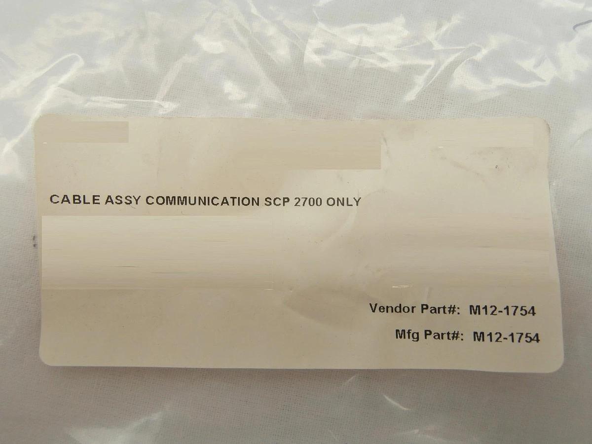 Used SCP Santa Clara Plastics M12-1754 Communication Cable 2700 Reseller Lot of 2 New