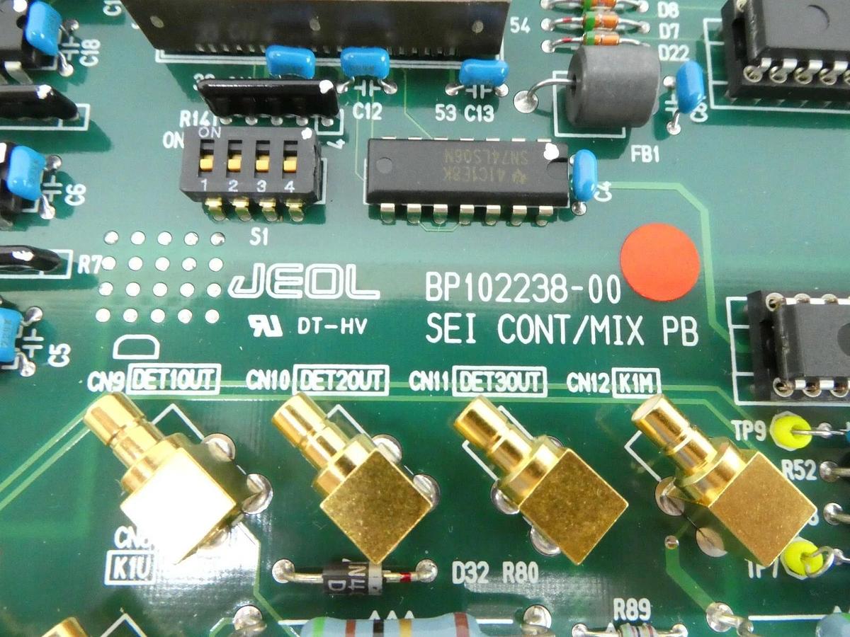 Used JEOL BP102238-00 SEI CONT/MIX PB PCB Card JWS-7555S Wafer Review SEM Working