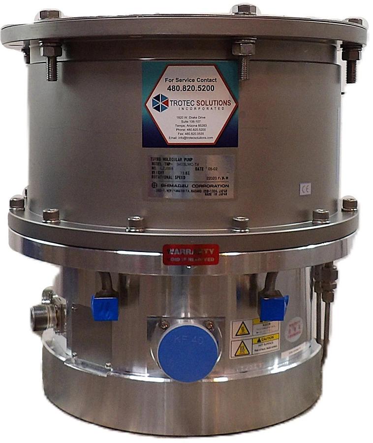 Refurbished TMP Shimadzu TMP-3403LMC-T4 Turbomolecular Pump Copper Exposed OEM Refurbished