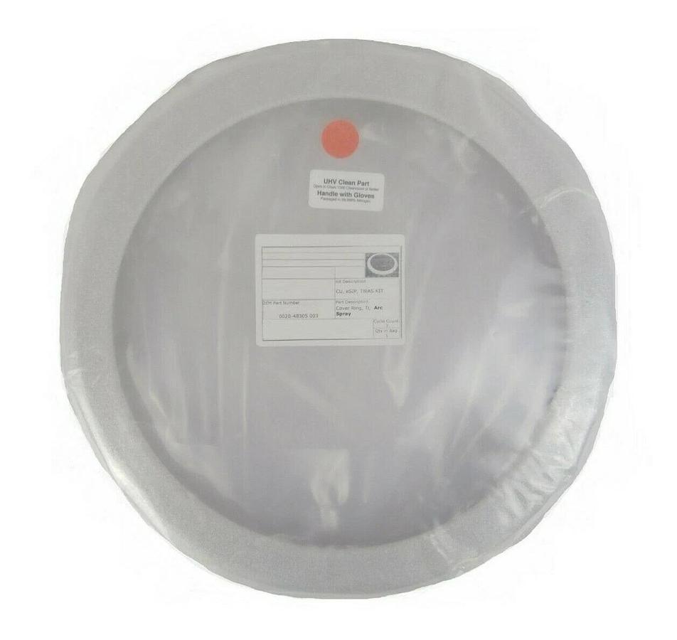 Refurbished AMAT Applied Materials 0200-48305 Cover Ring Ti Arc Spray Copper Cu Refurbished