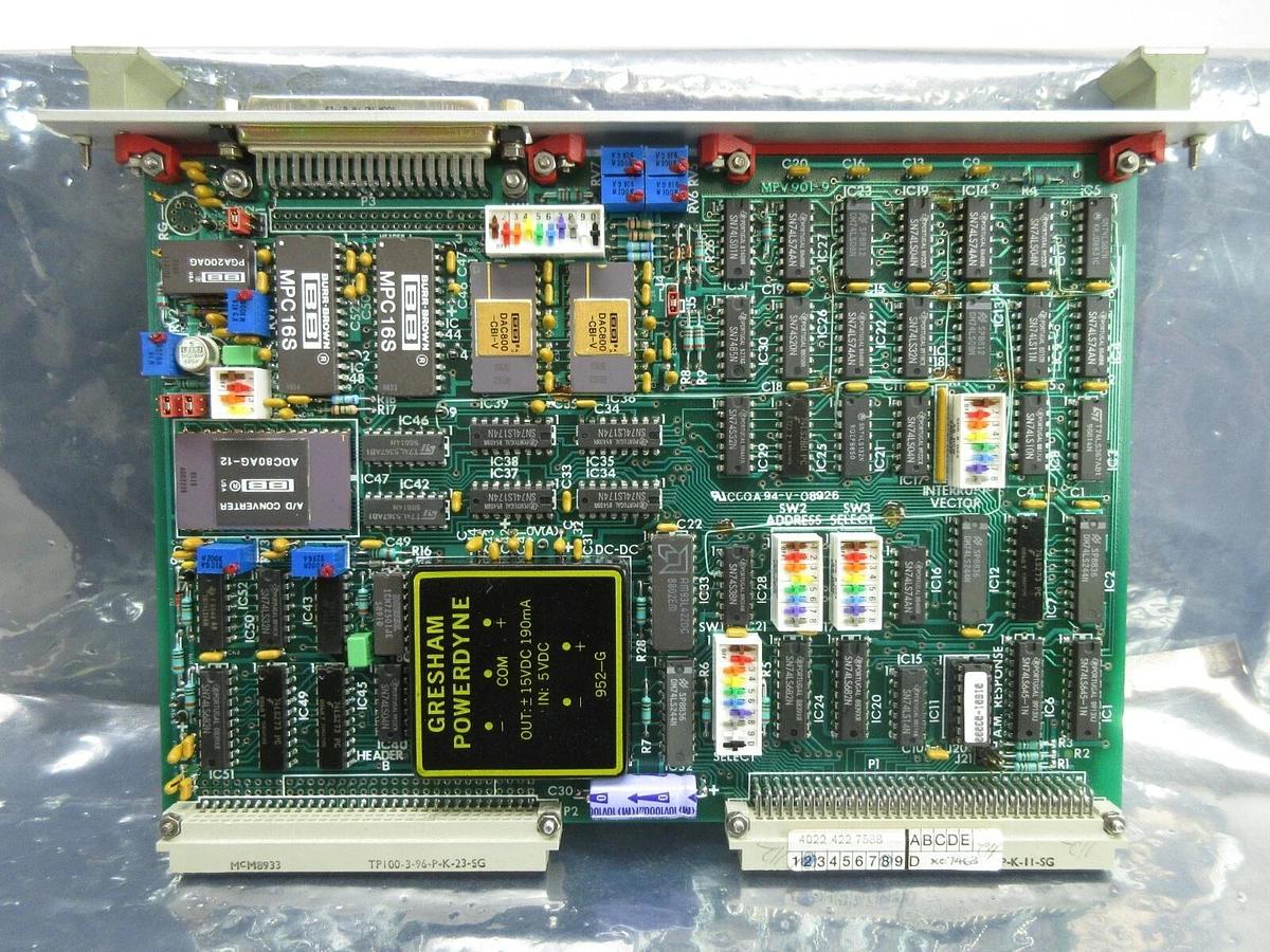 Used Philips PG 3652 Processor PCB Card ASML 4022.422.7588 PAS 5000/2500 Used