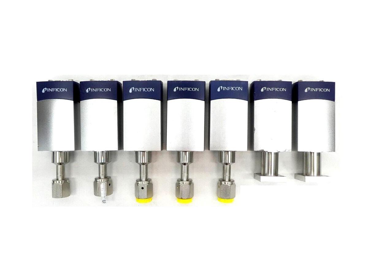Used Inficon PCG550 Pirani Capacitance Gauge 3PC1-00D-0101 Lot of 7 Working