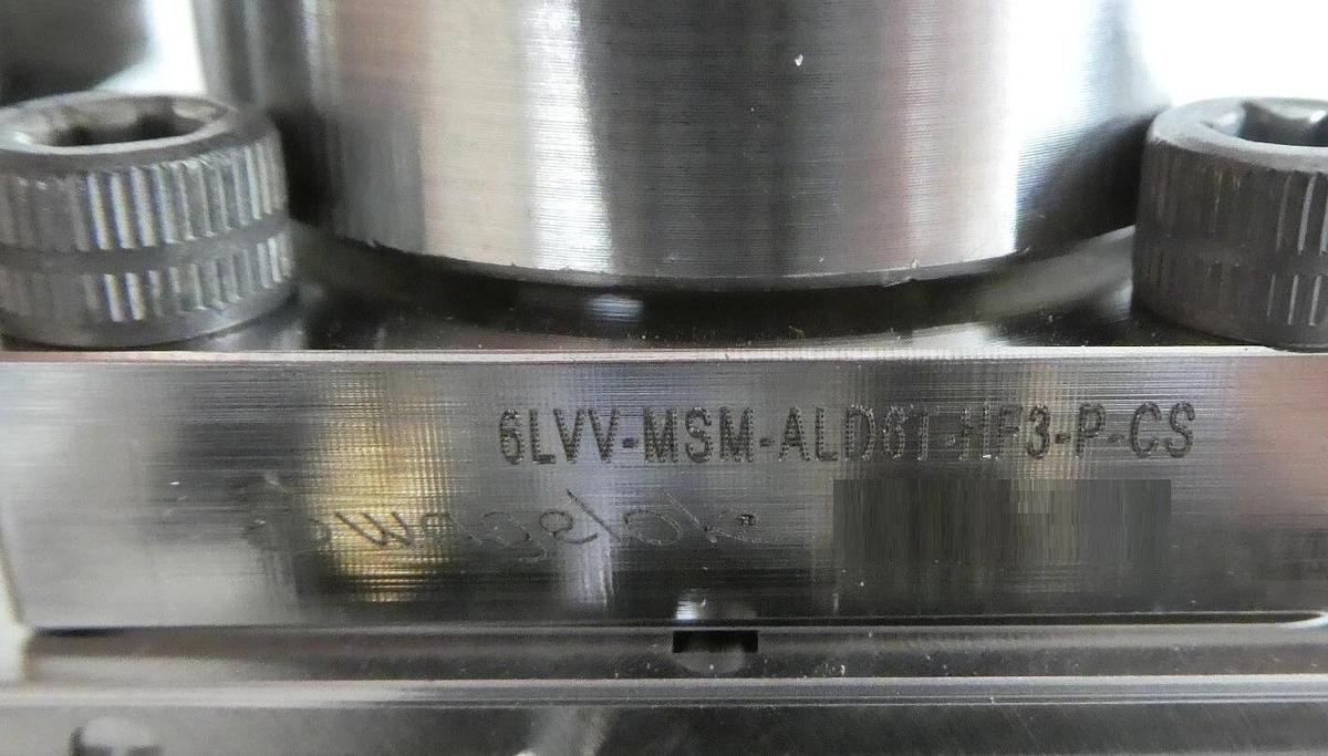 Used Swagelok 6LVV-MSM-ALD6T-HF3-P-CS Diaphragm Valve Assembly ALD Working Spare