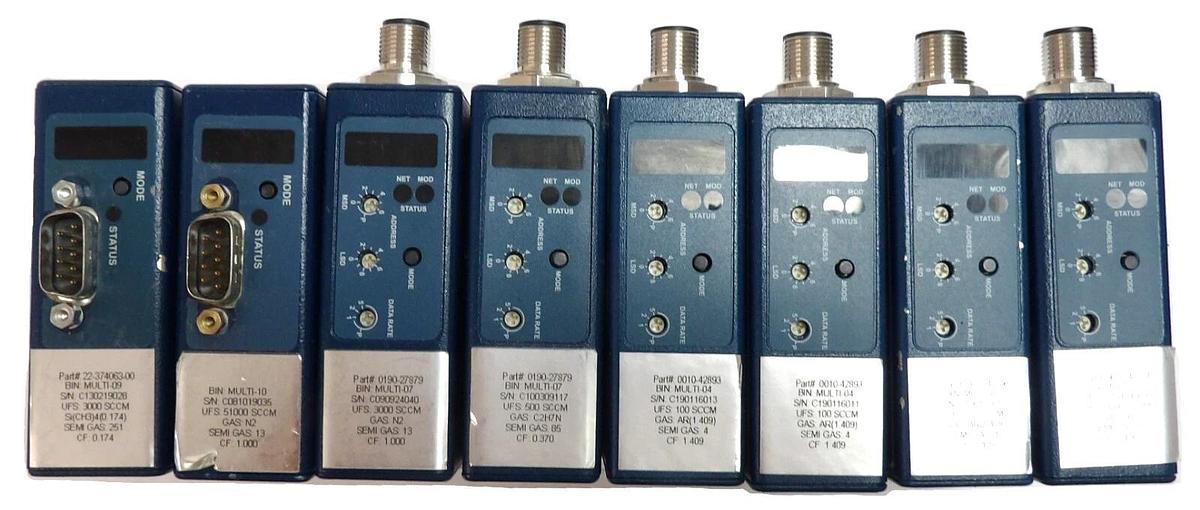 Used Aera PI-98 PI-980 Mass Flow Controller MFC Reseller Lot of 8 Working Surplus