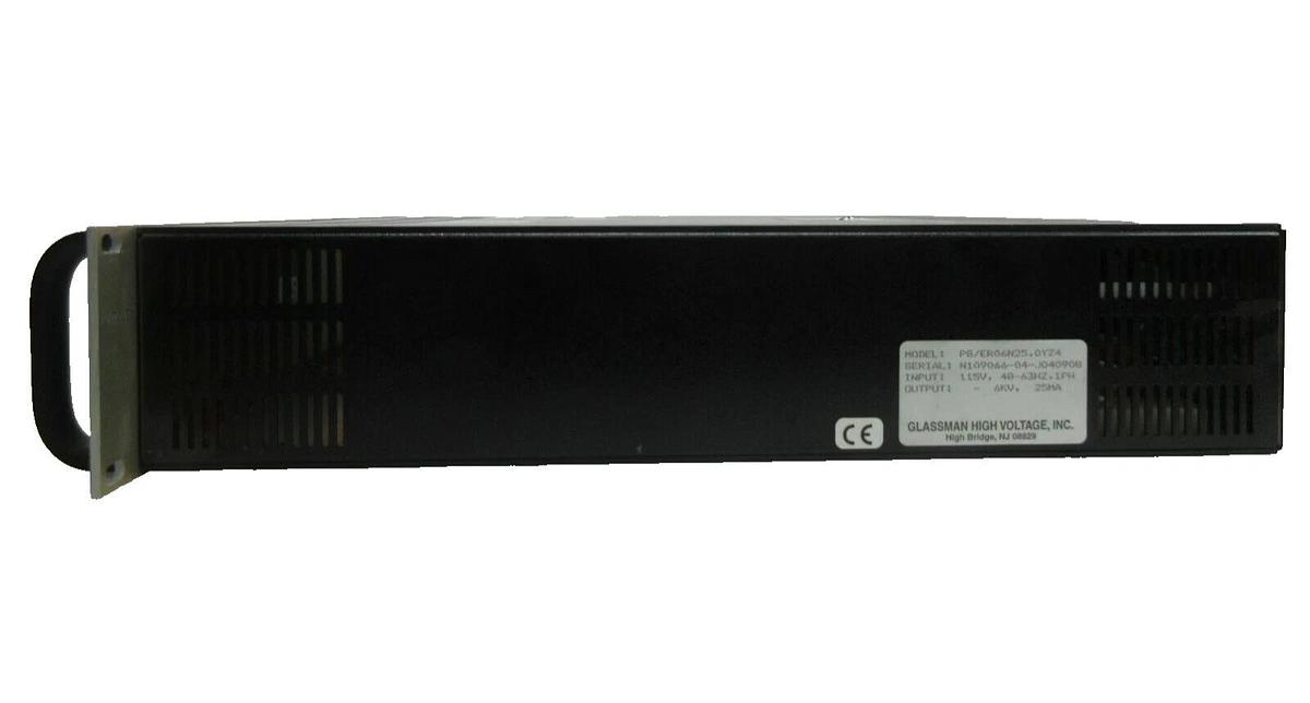 Used Glassman High Voltage PS/ER06N25.0YZ4 Power Supply AMAT 9090-00473 Working