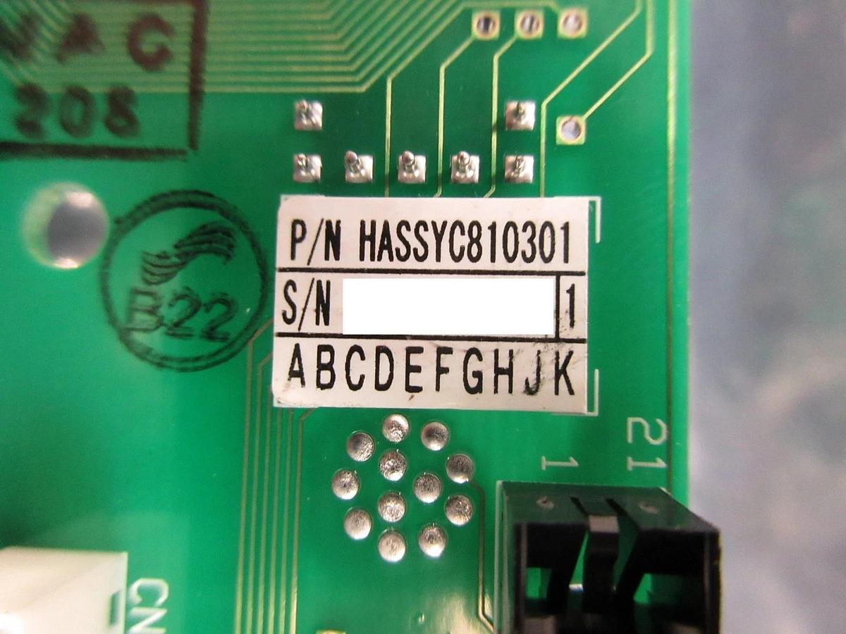 Used Muratec HASSYC810301 Operator Interface PCB with Key M197 2/2 Used Working