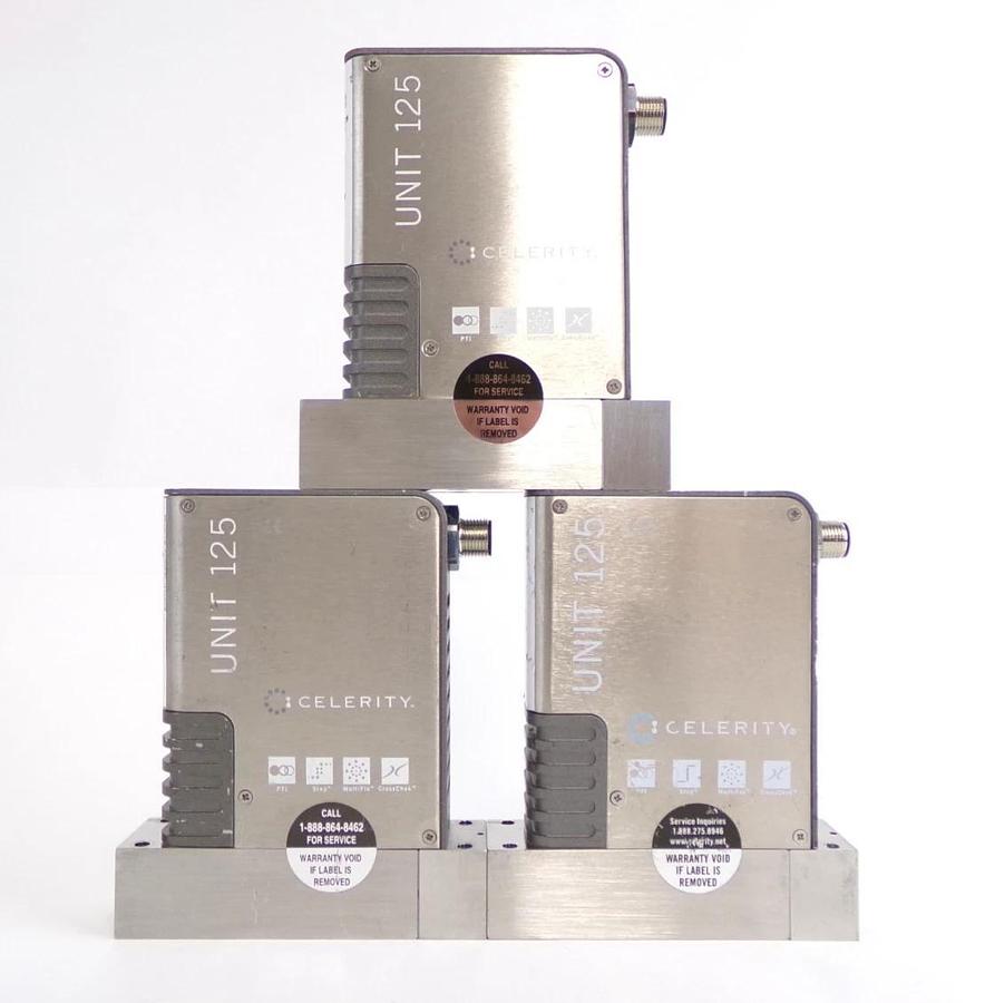 Used Celerity IFC-125C Mass Flow Controller MFC UNIT 125 Reseller Lot of 8 Working