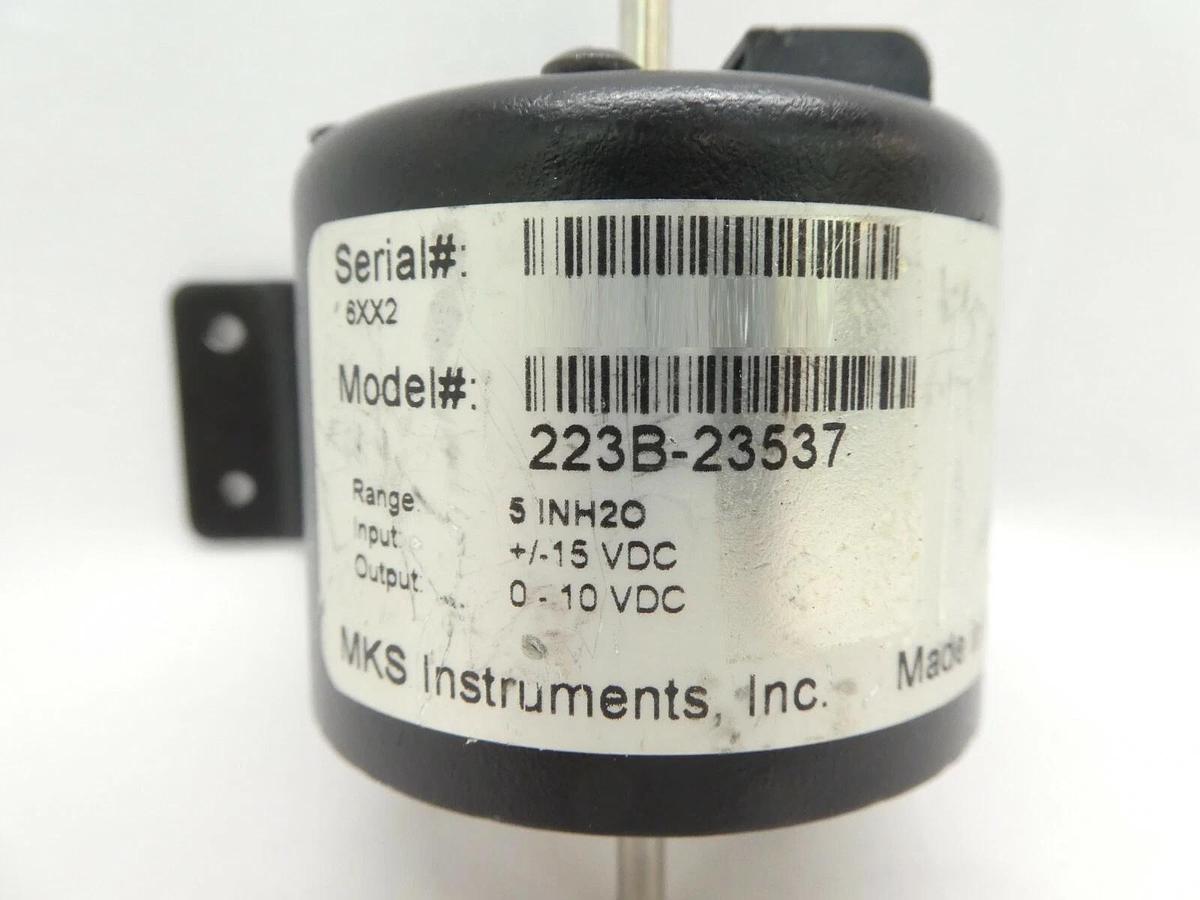 Used MKS Instruments 223B-23537 Baratron Pressure Transducer Type 223B Working