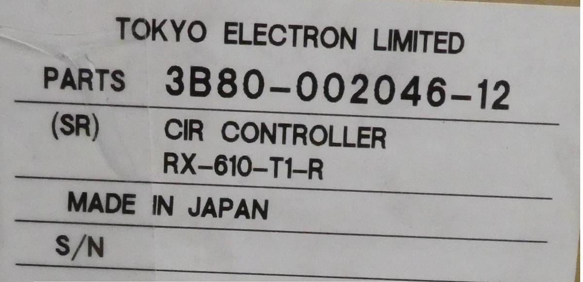 Used Komatsu RX-610-T1-R Chemical Circulator Controller 20017161 TEL New Spare